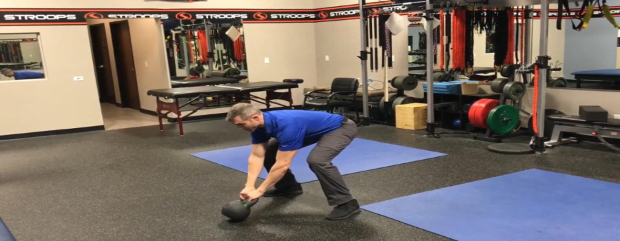 Image showing Dr. Todd Pickman performing a functional movement.