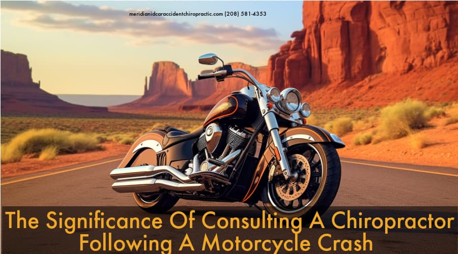 Image of motorcycle in Meridian Idaho chiropractic motorcycle crash